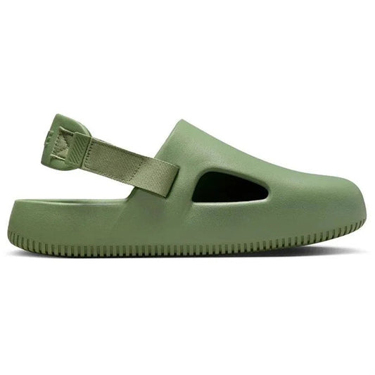 Calm Mule "Oil Green" Slides