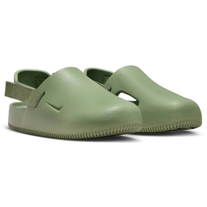 Calm Mule "Oil Green" Slides