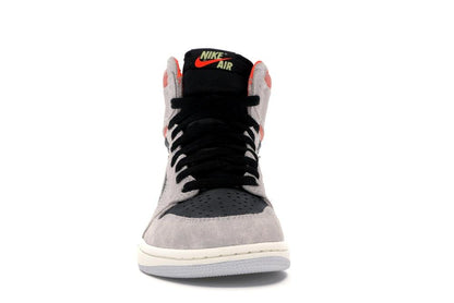 Jordan 1 Retro High Neutral Grey Hyper Crimson